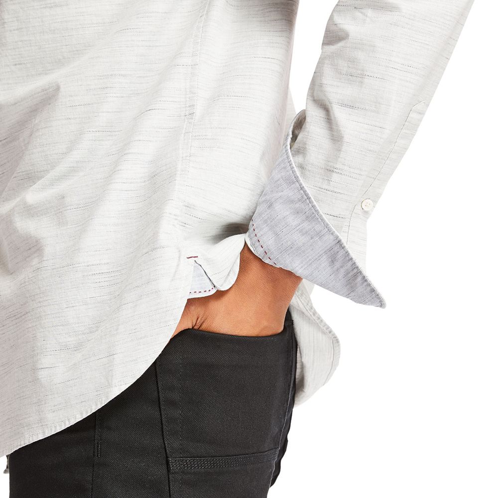 Camisa Masculino - Timberland Tioga River Slim Fit - GSCZR9354 - Branco